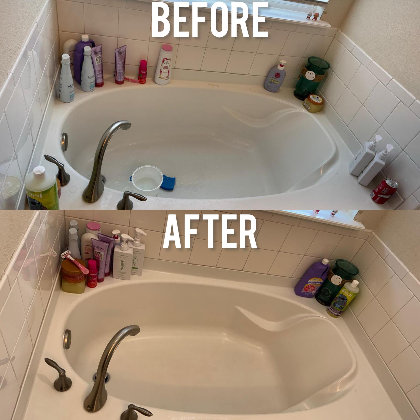 Bathtub clean
